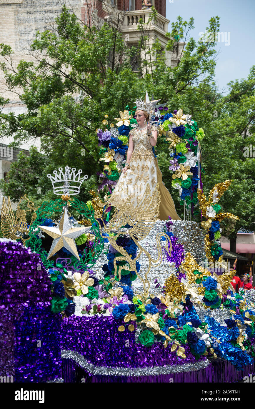 Battle of flowers parade san antonio hires stock photography and