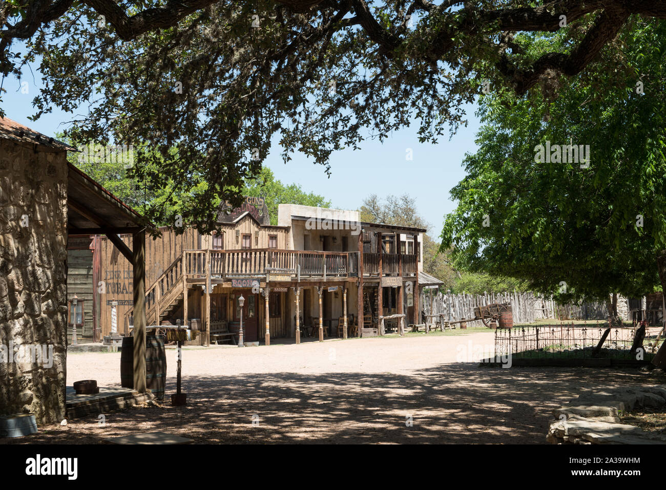 Scene from the Enchanted Springs Ranch, an Old West theme park, special