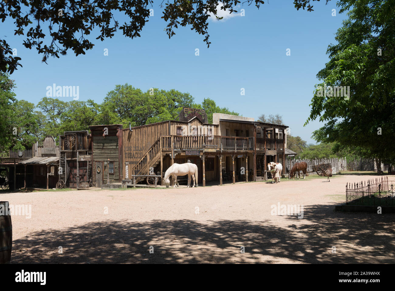 Scene from the Enchanted Springs Ranch, an Old West theme park, special
