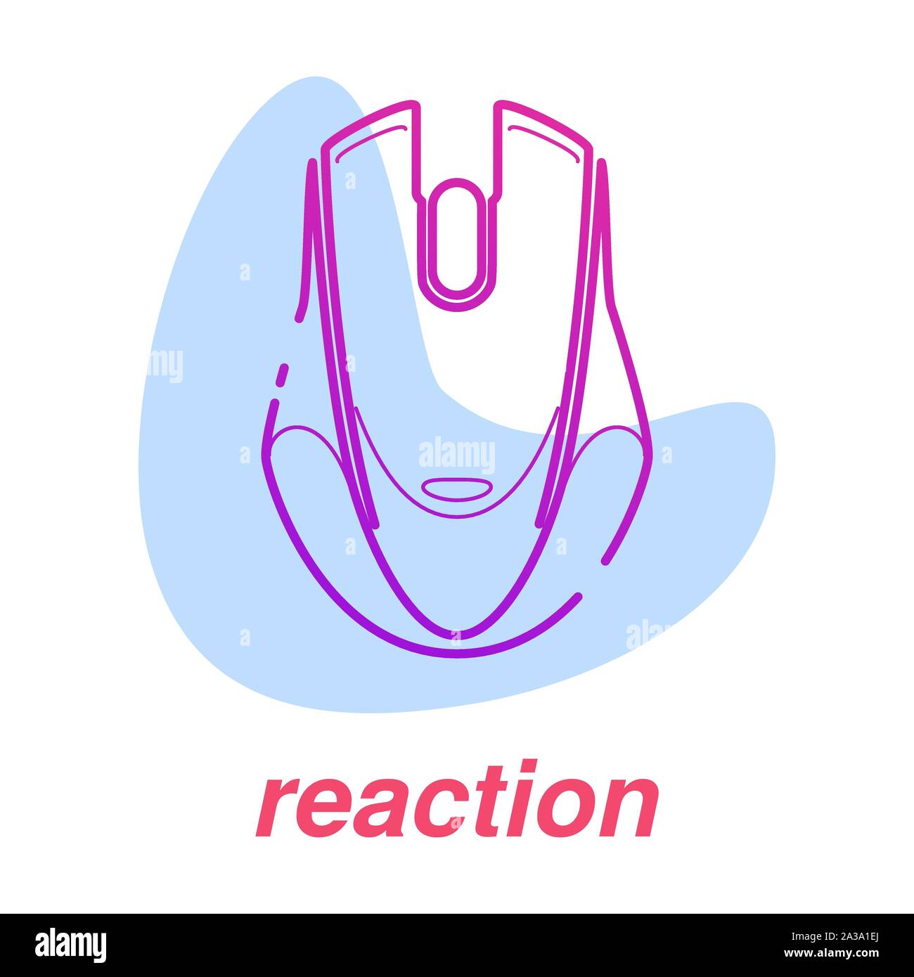 Stickers on mouse Stock Vector Images Alamy