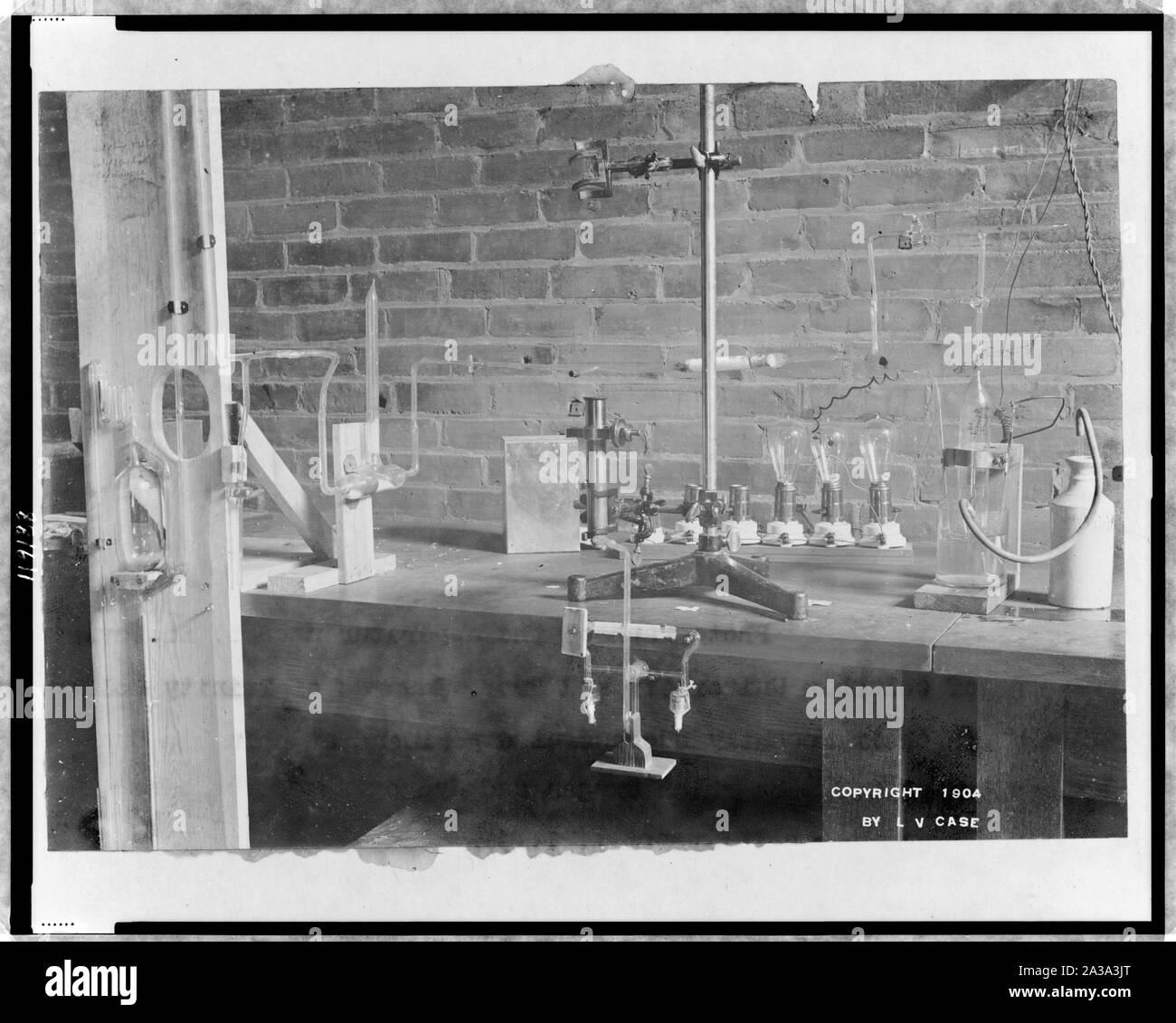 Scientific equipment used by Dr. Davis of Columbia University and Prof