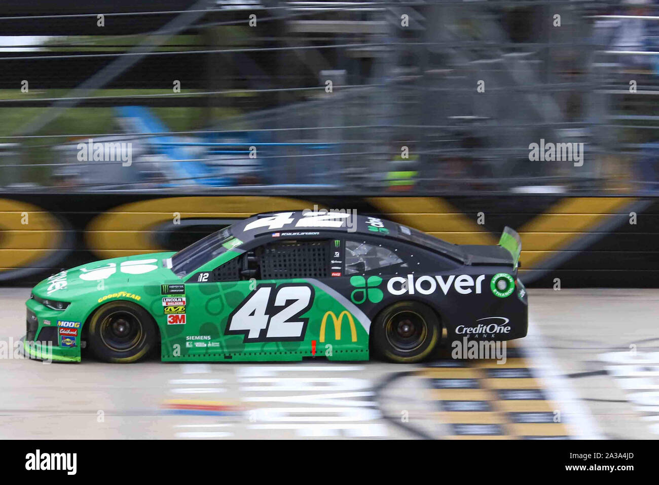 Dover De Usa 6th Oct 2019 Kyle Larson 42 Of Chip Ganassi Racing Wins The Monster