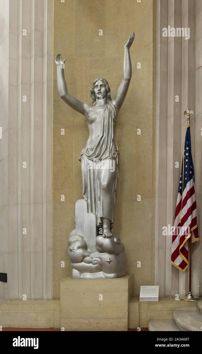 Sculpture Spirit of Justice Stock Photo Alamy