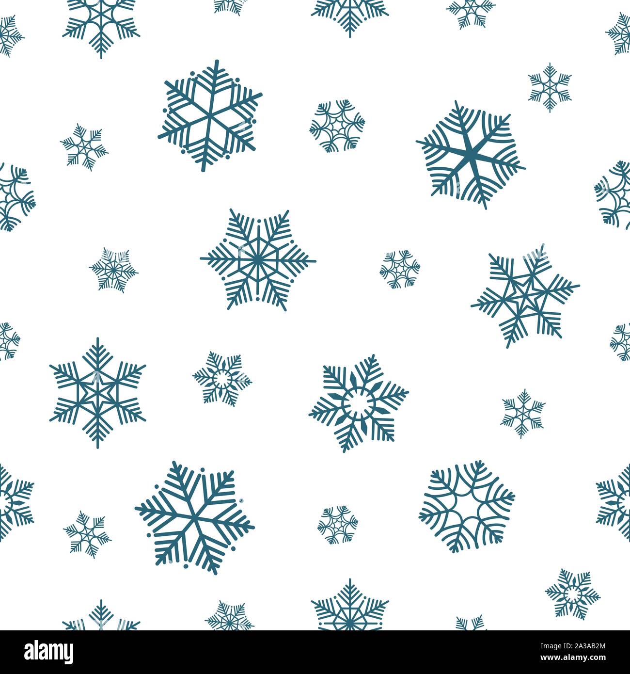 Simple snowflakes xmas texture Stock Vector Image & Art - Alamy