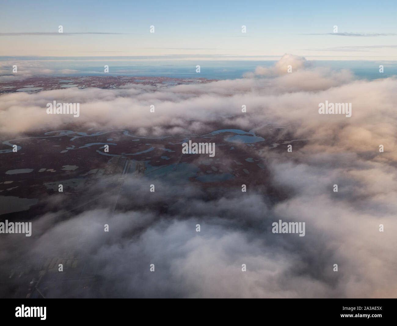 Prudhoe Bay Oil Fields, Deadhorse, Alaska. Arctic Ocean. Melting Tundra. Energy Global Warming