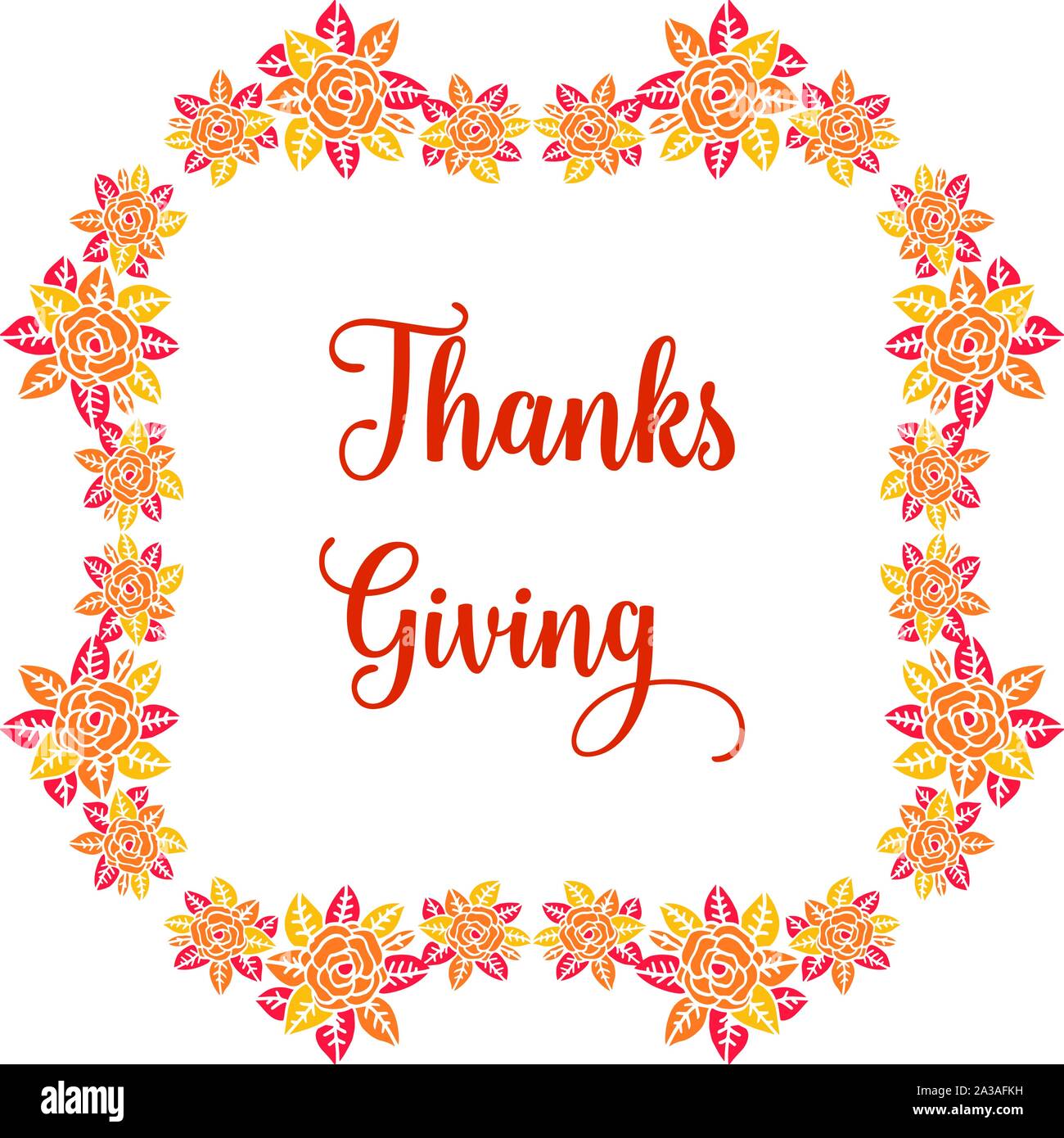 Collection of autumn leaves frame element for card lettering of ...