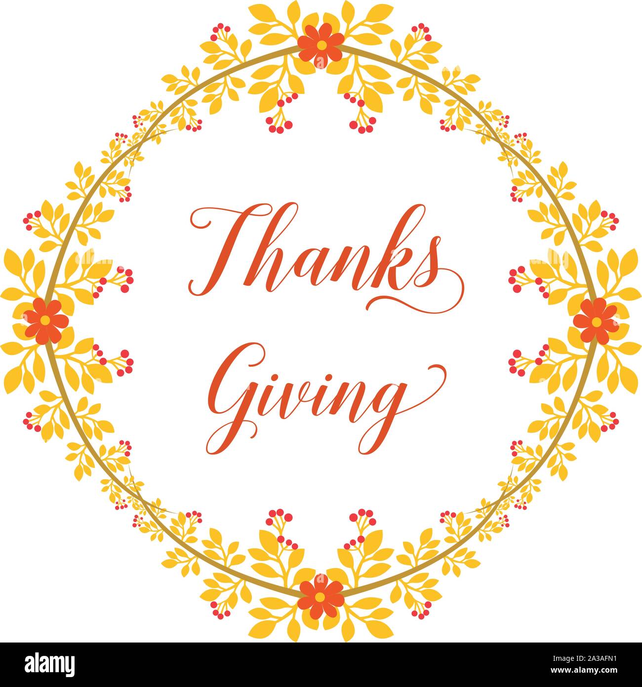 Collection of autumn leaves frame element for card lettering of ...