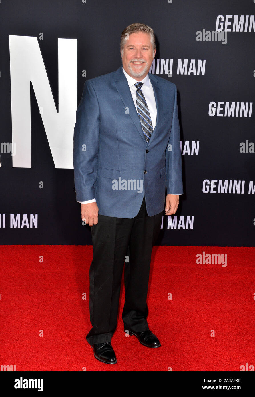 LOS ANGELES, USA. October 07, 2019: Bill Westenhofer at the premiere of 'Gemini Man' at the TCL Chinese Theatre, Hollywood. Picture: Paul Smith/Featureflash Credit: Paul Smith/Alamy Live News Stock Photo