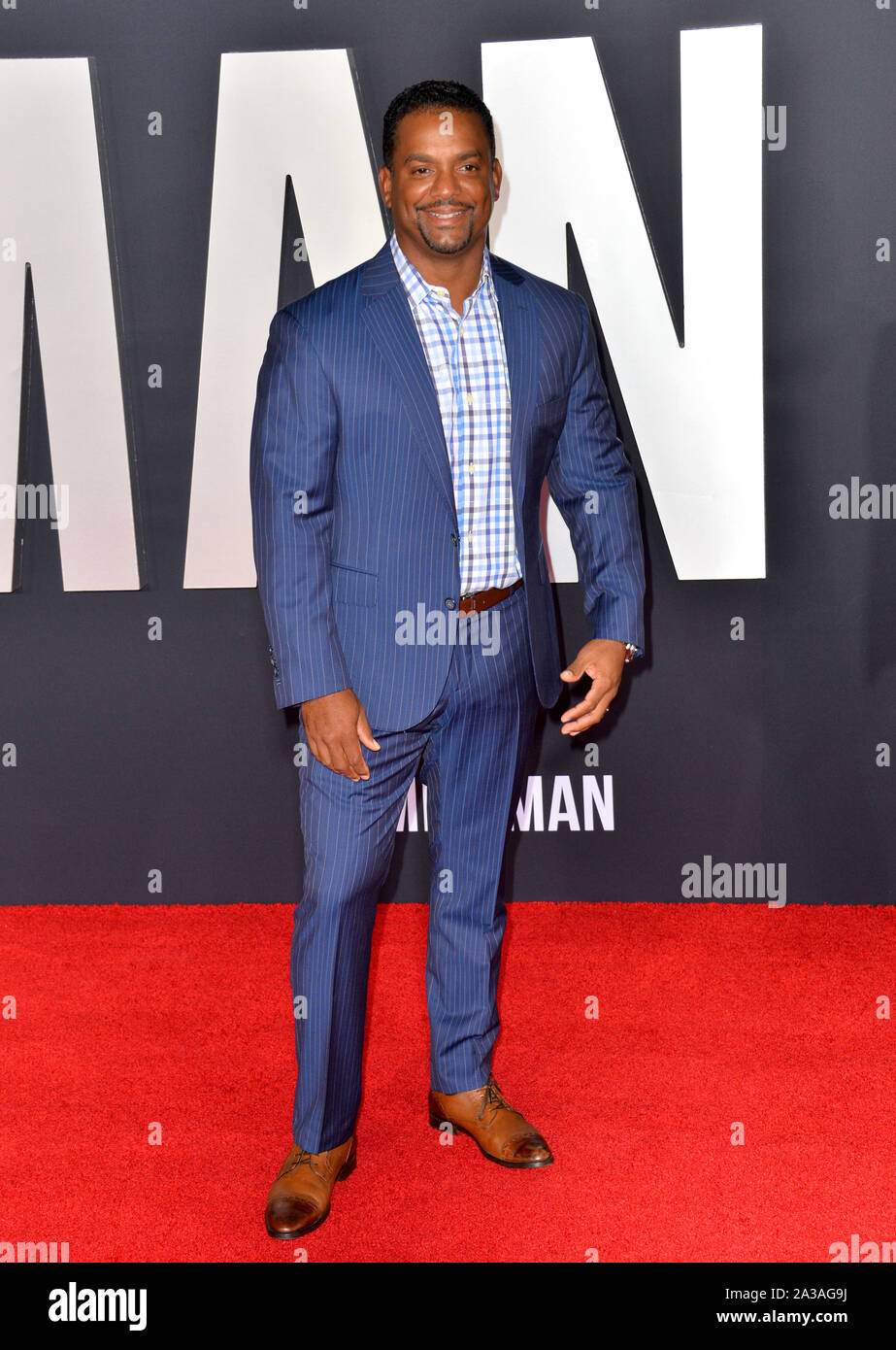 LOS ANGELES, USA. October 07, 2019: Alfonso Ribeiro at the premiere of ...
