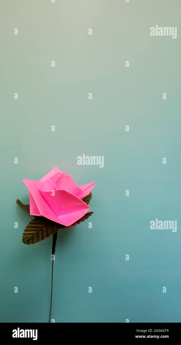 Paper Rose Origami Stock Photos Paper Rose Origami Stock