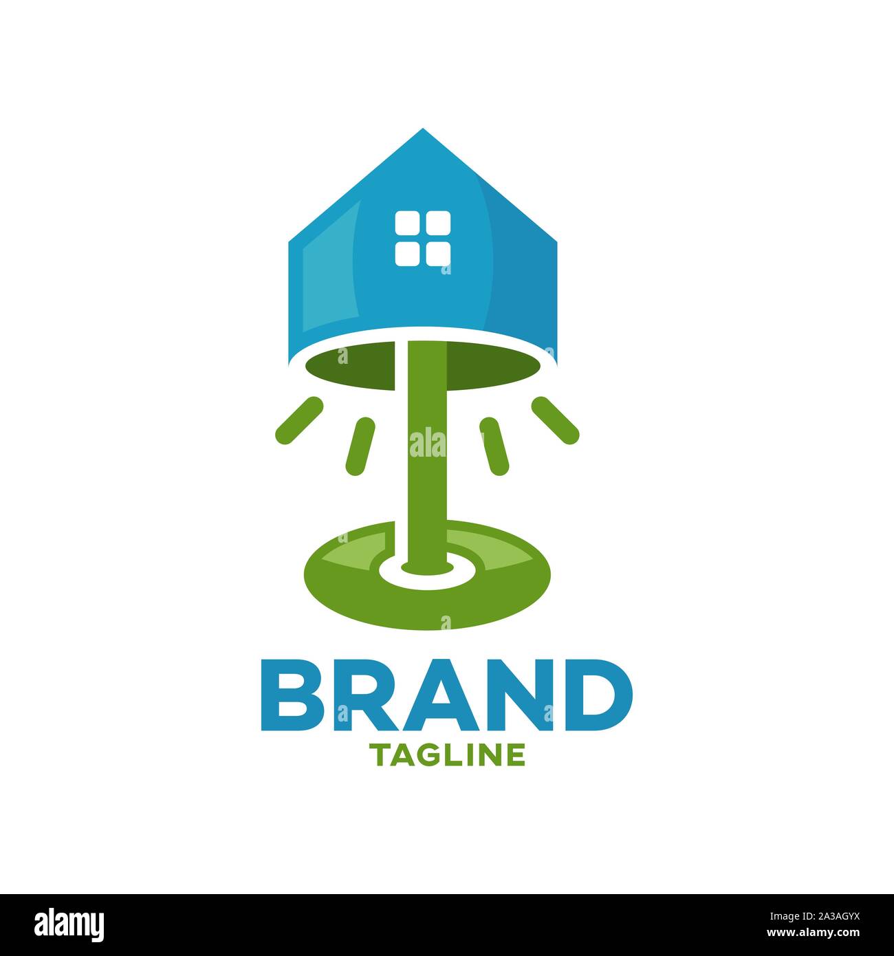 Modern logo floor lamp and real estate Stock Vector Image & Art Alamy