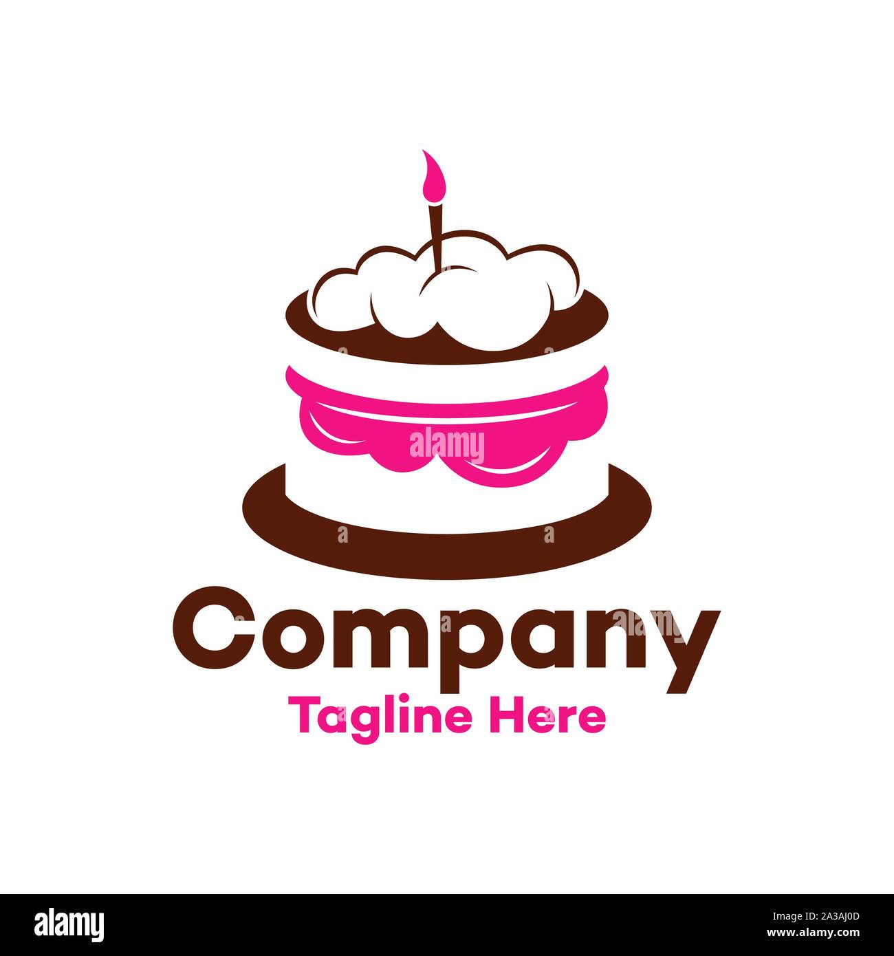 Emblem Of Cake Shop Online Logo Template - VistaCreate