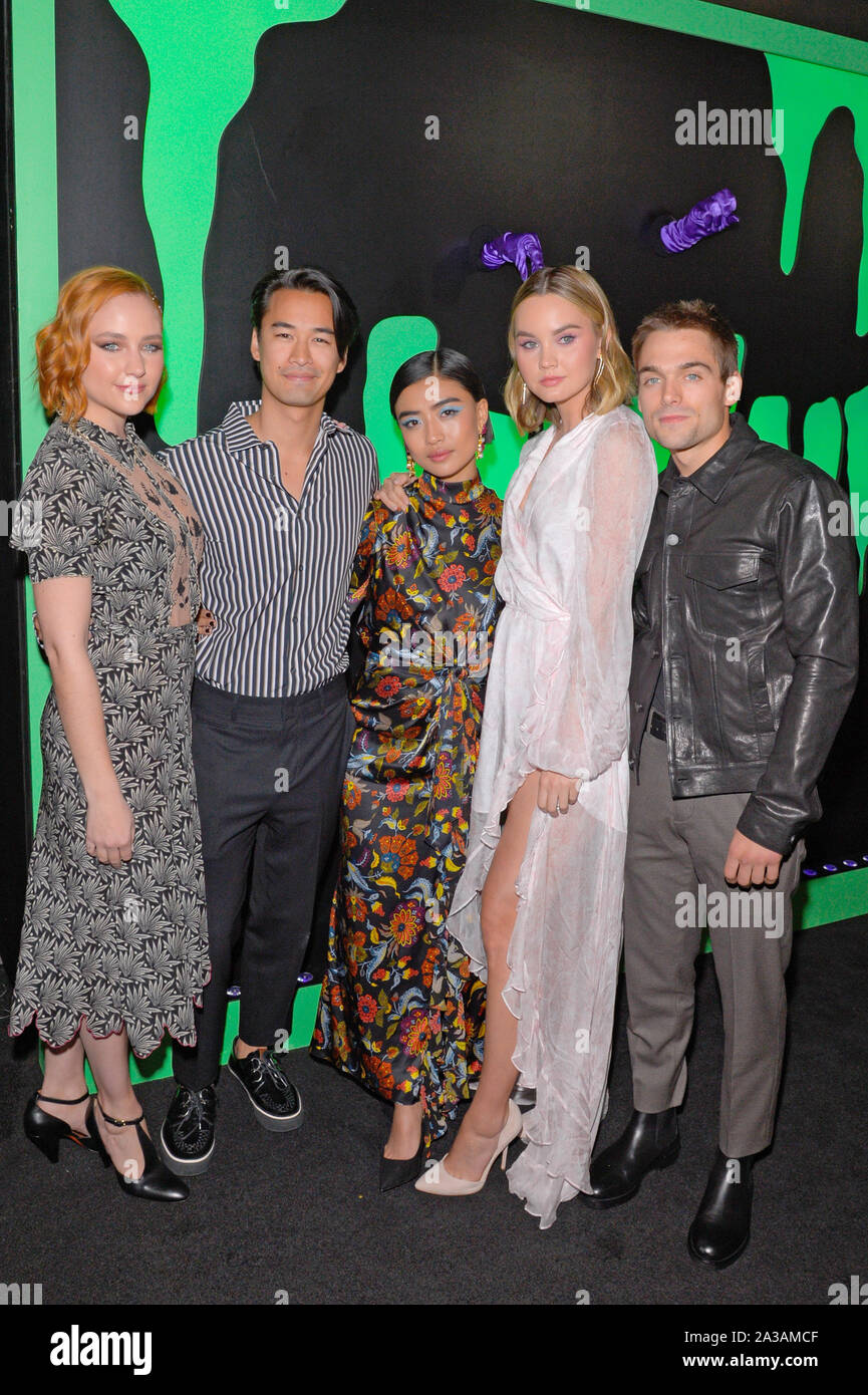 NEW YORK, NY - OCTOBER 04: Jordan Rodrigues, Brianne Tju, Haley Ramm