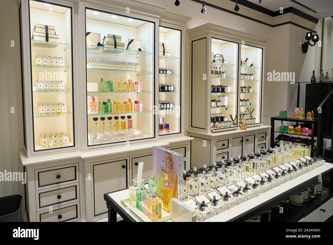 Verona Italy Circa May 2019 Interior Shot Of Jo Malone London Store In Verona Stock Photo Alamy