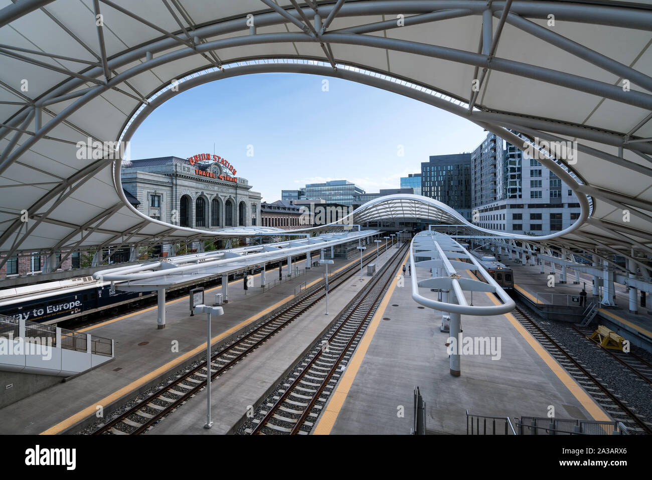 The Union Station at Denver, Colorado, USA Stock Photo Alamy
