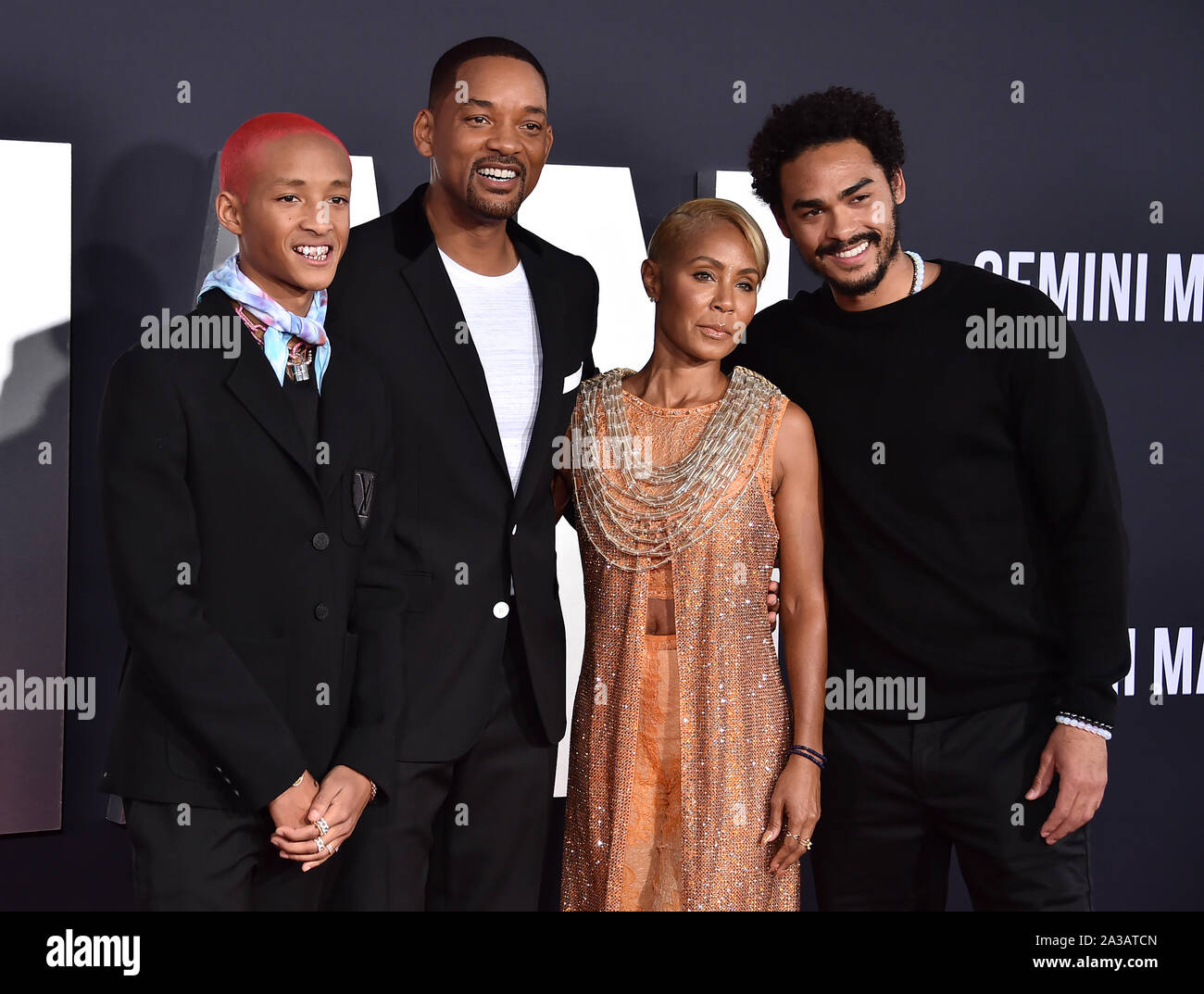 Jaden Smith at the Los Angeles premiere of Gemini Man held at the TCL  Chinese Theatre on October 6, 2019 in Hollywood, CA Stock Photo - Alamy