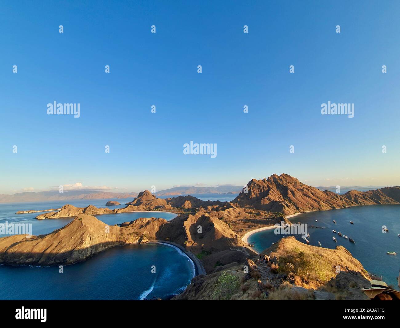 Padar Island Komodo Island National Park Stock Photo