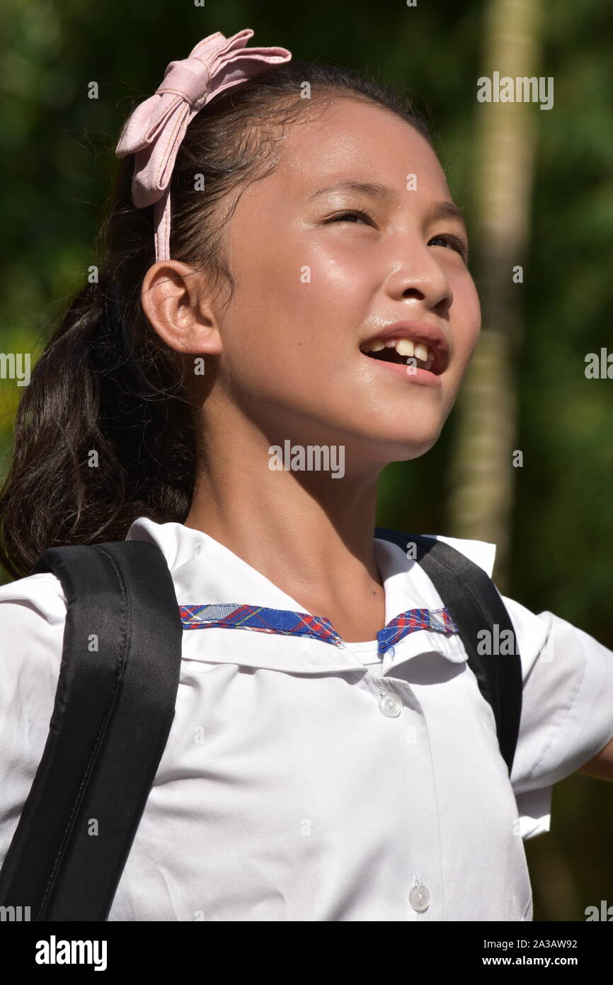 A Female Student And Freedom Stock Photo Alamy