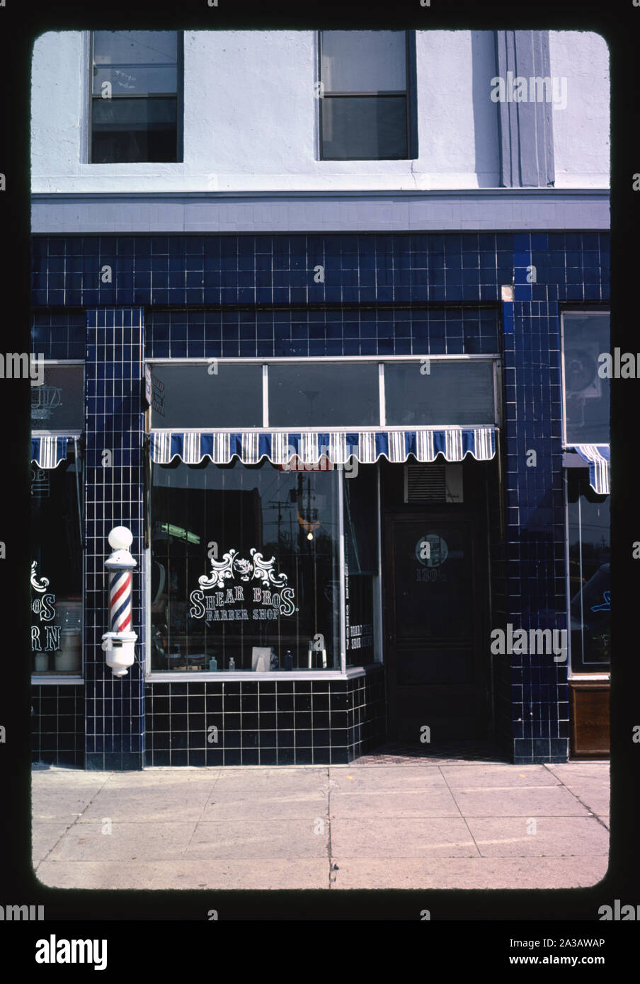 Shear Brothers Barber Shop, Ogden, Utah Stock Photo Alamy
