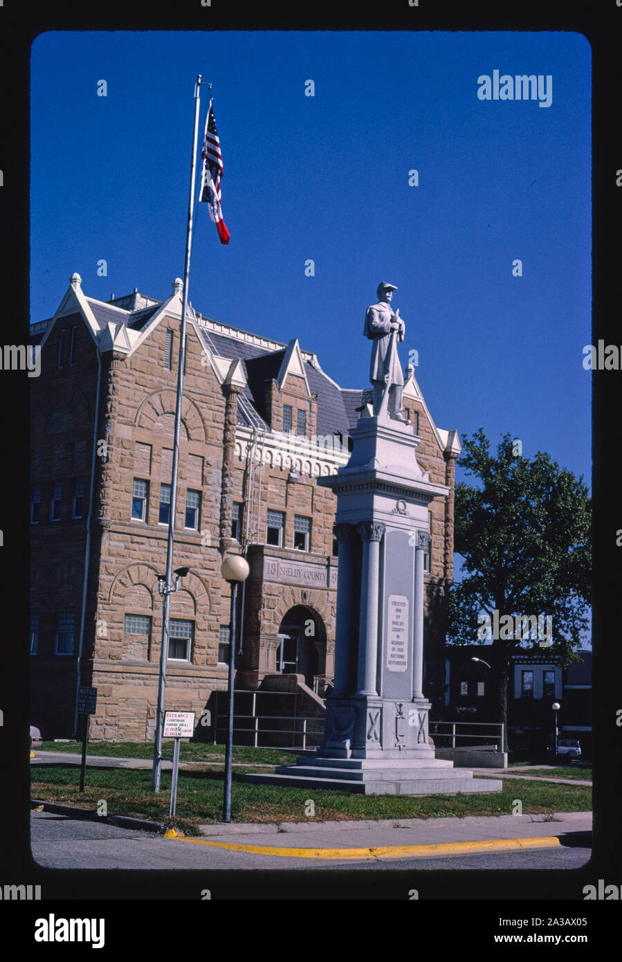 Shelby County Courthouse, Harlan, Iowa Stock Photo