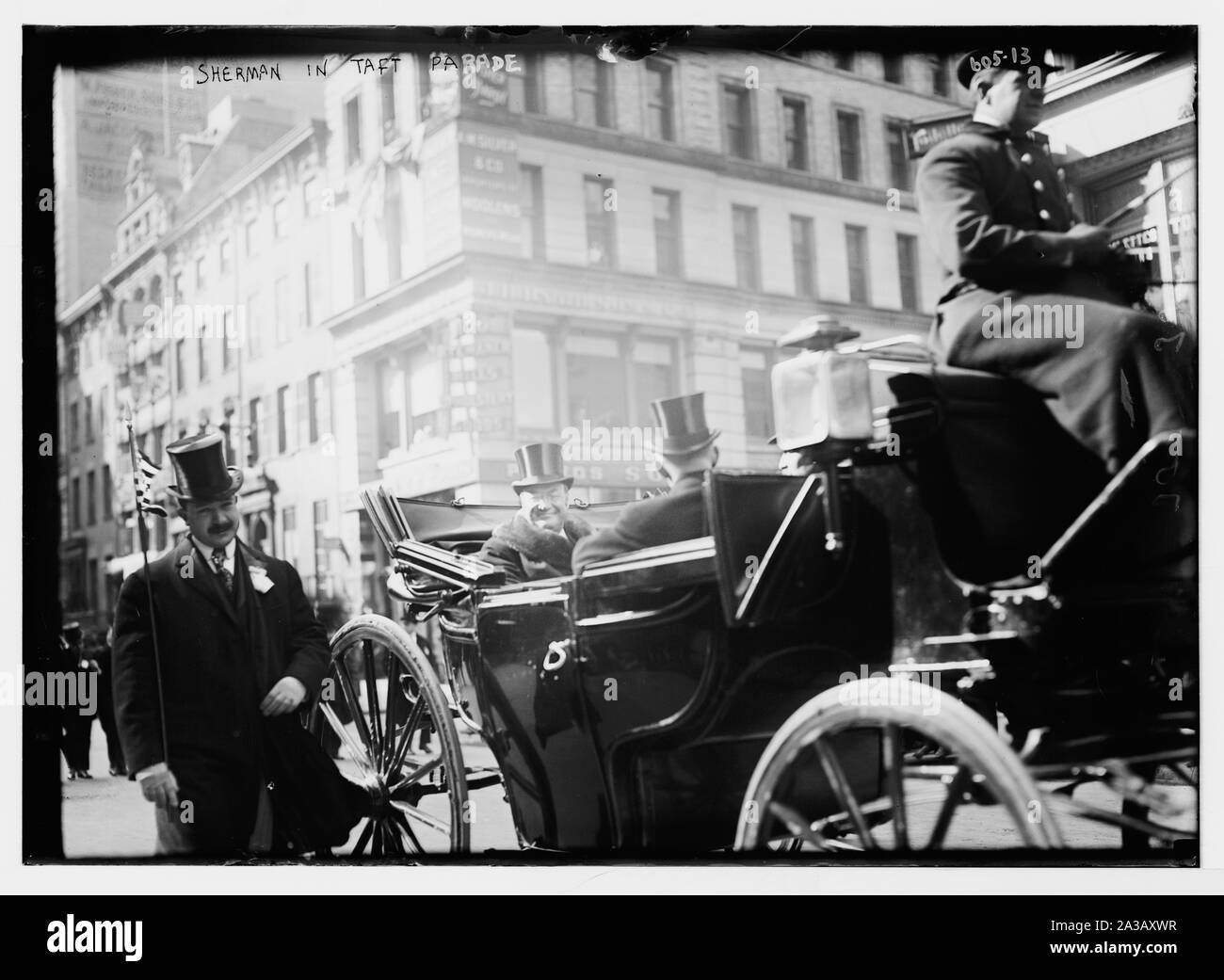 Sherman in Taft Parade [New York] Stock Photo