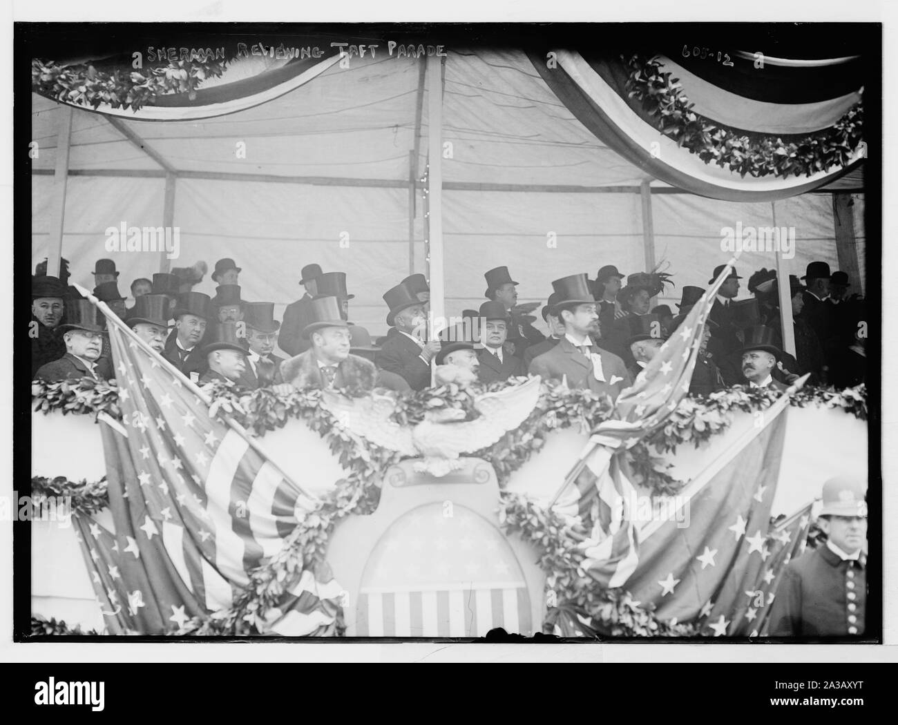 Sherman reviewing Taft Parade (New York) Stock Photo