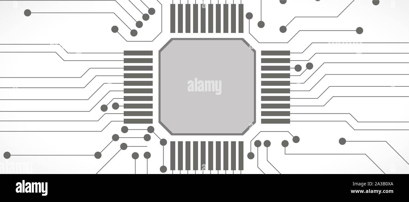 abstract structure circuit computer technology business background ...
