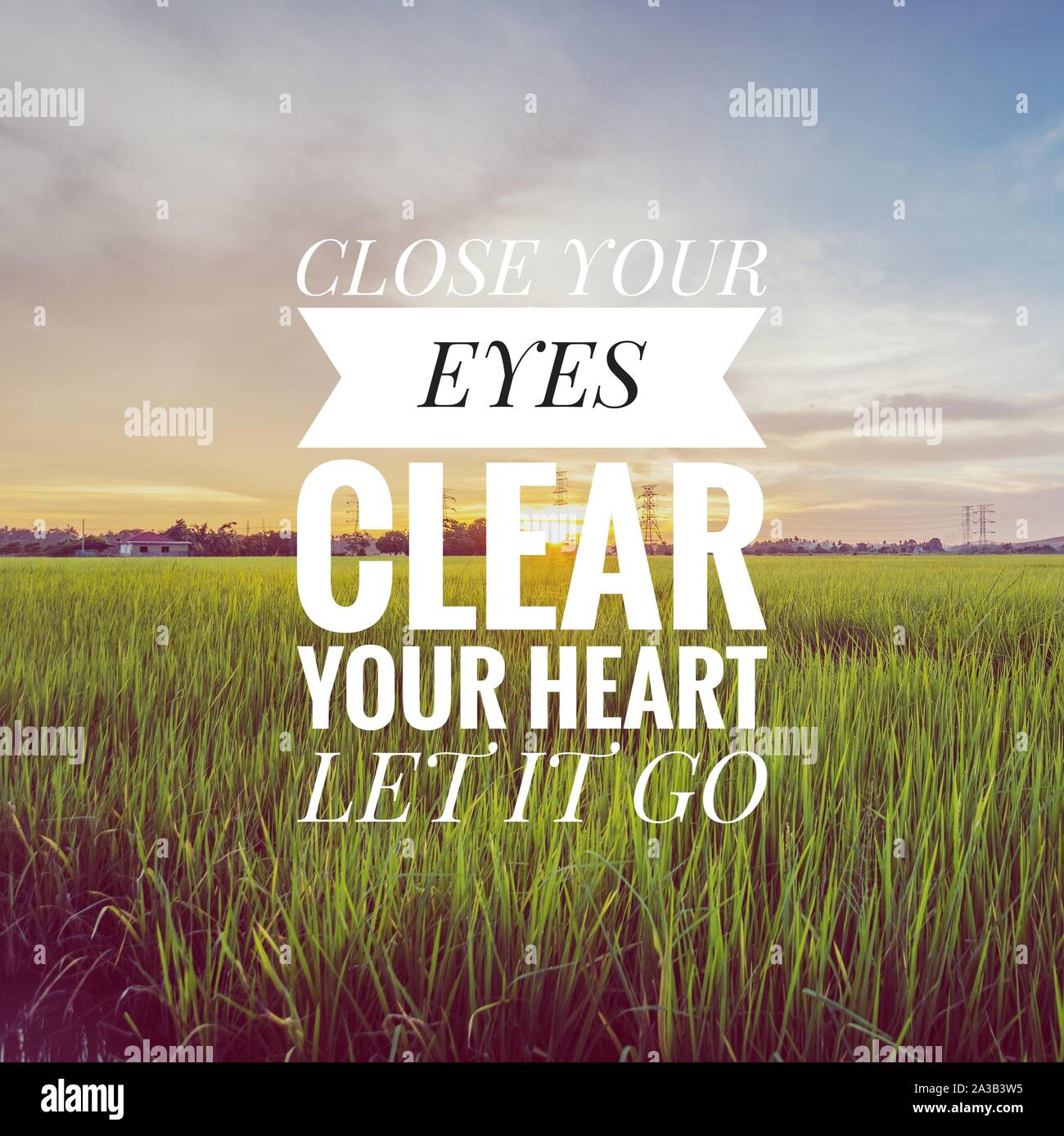 close your eyes clear your heart let it go tattoo
