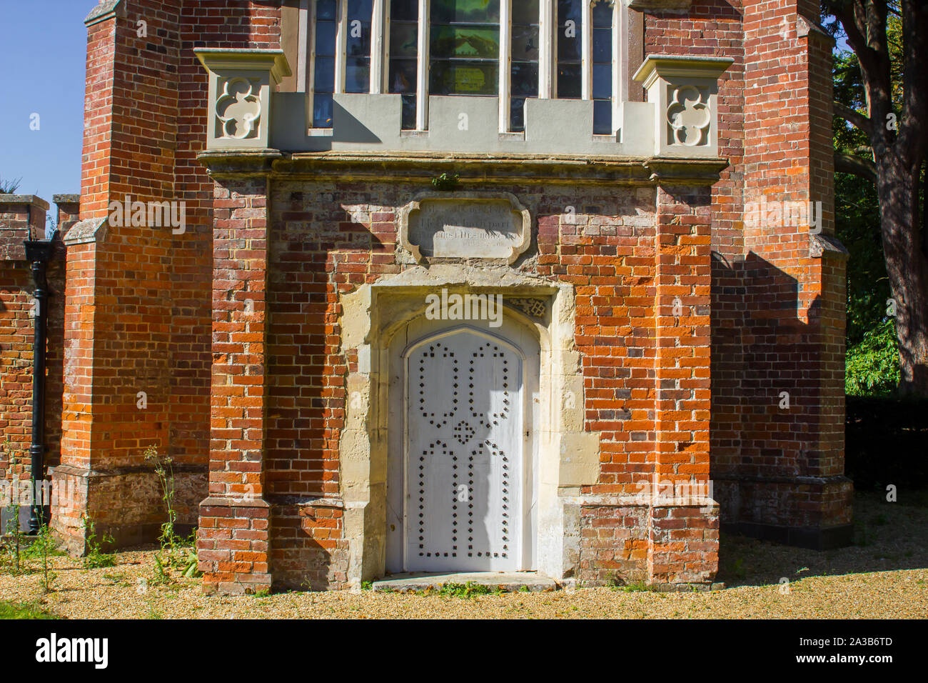 20 September 2019 St Paul's Chapel in the grounds of Stanstead House stately home in the South Downs National Park in West Sussex England Stock Photo