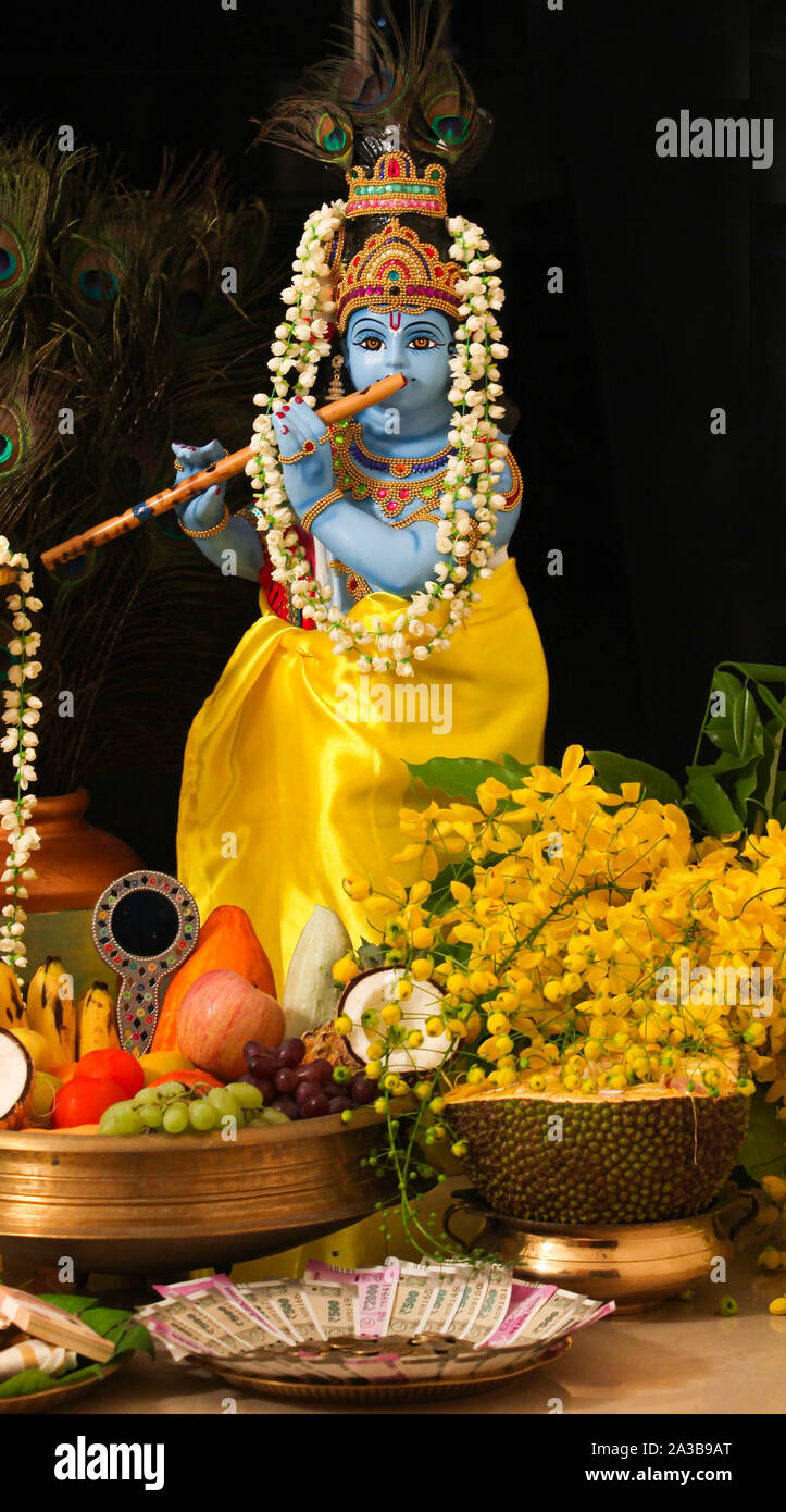Vishu kani hi-res stock photography and images - Alamy
