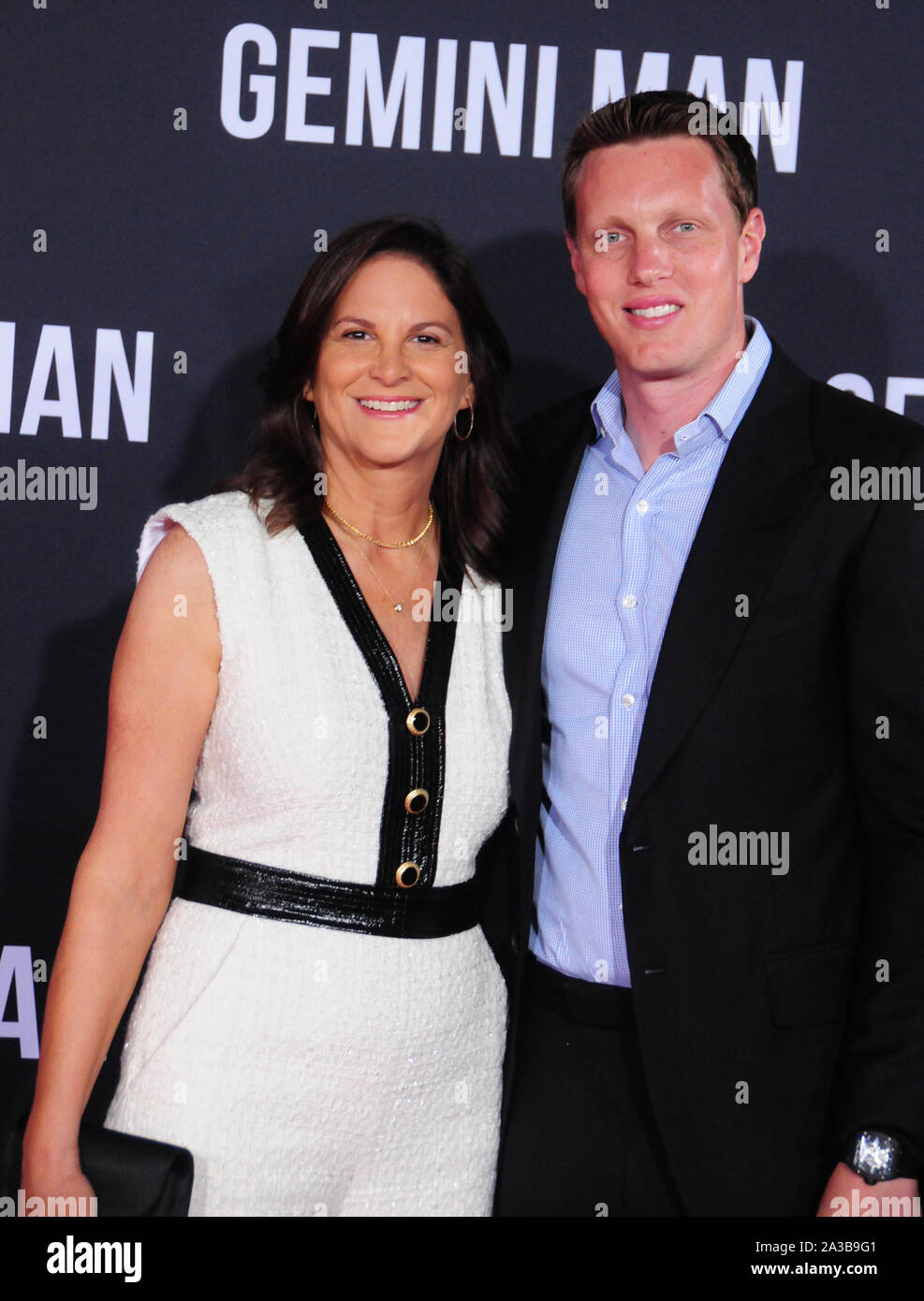 Hollywood, California, USA 6th October 2019 Producers Dana Goldberg and David Ellison attend Paramount Pictures Presents The Premiere of 'Gemini Man' on October 6, 2019 at TCL Chinese Theatre in Hollywood, California, USA. Photo by Barry King/Alamy Live News Stock Photo