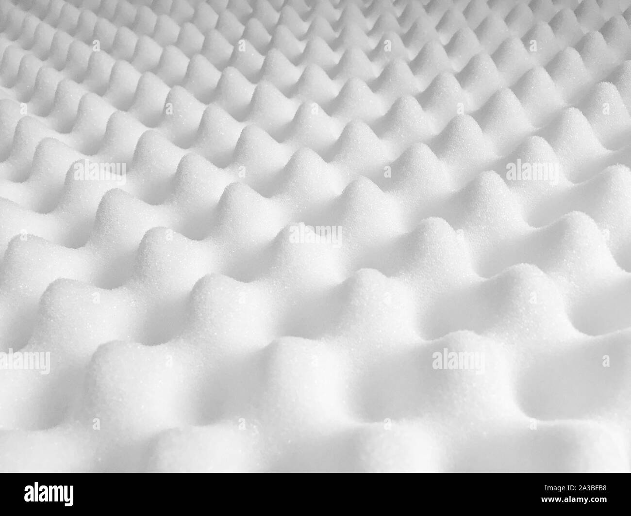 Memory foam mattress details Stock Photo