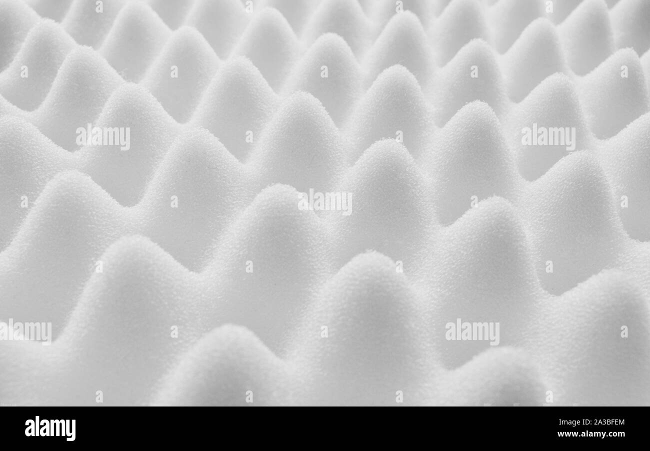 Memory foam mattress details Stock Photo