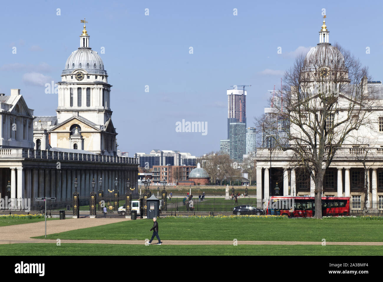 Greenwich London, University of Greenwich Stock Photo