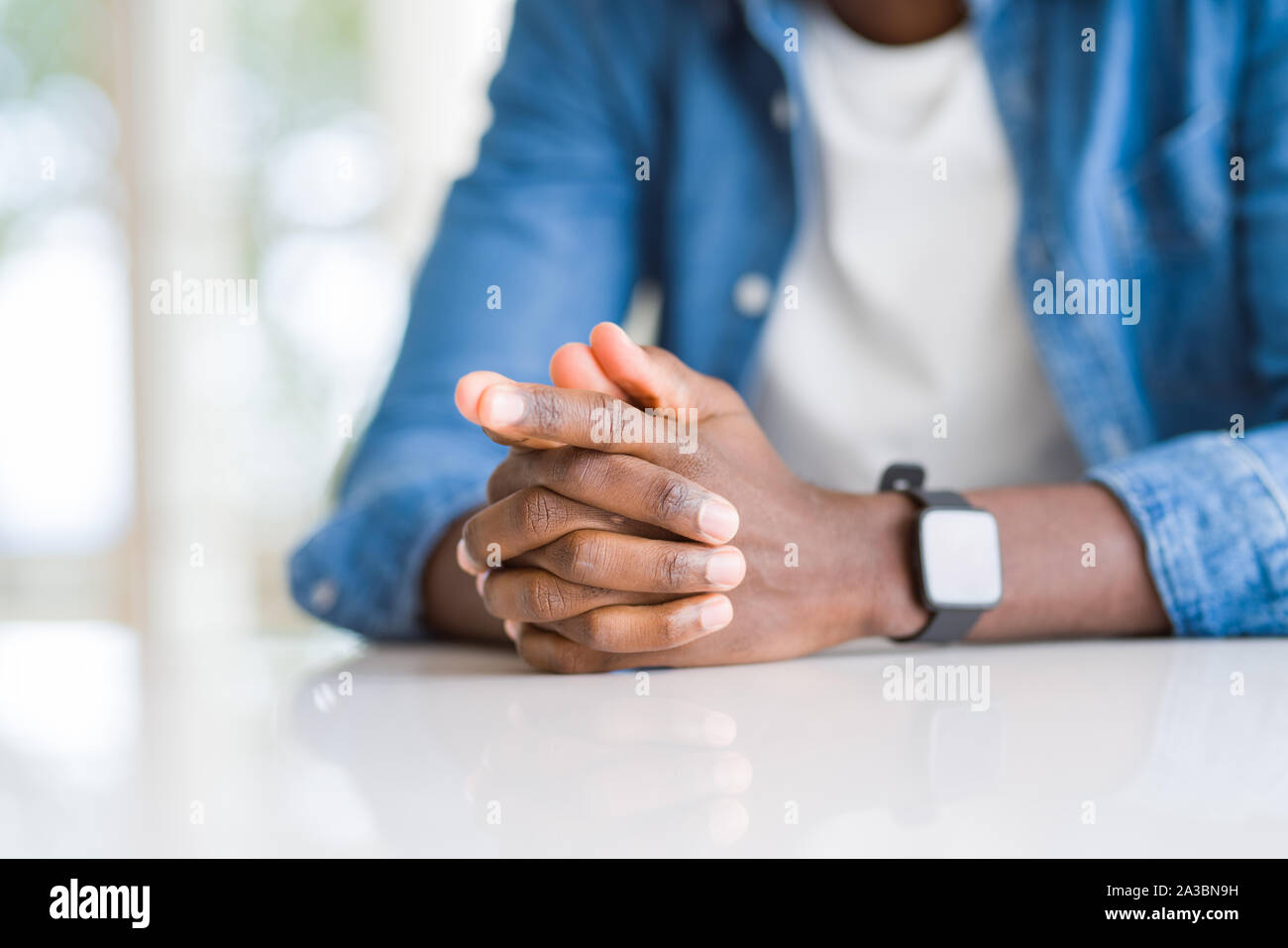 Hands african american intertwined hi-res stock photography and images ...
