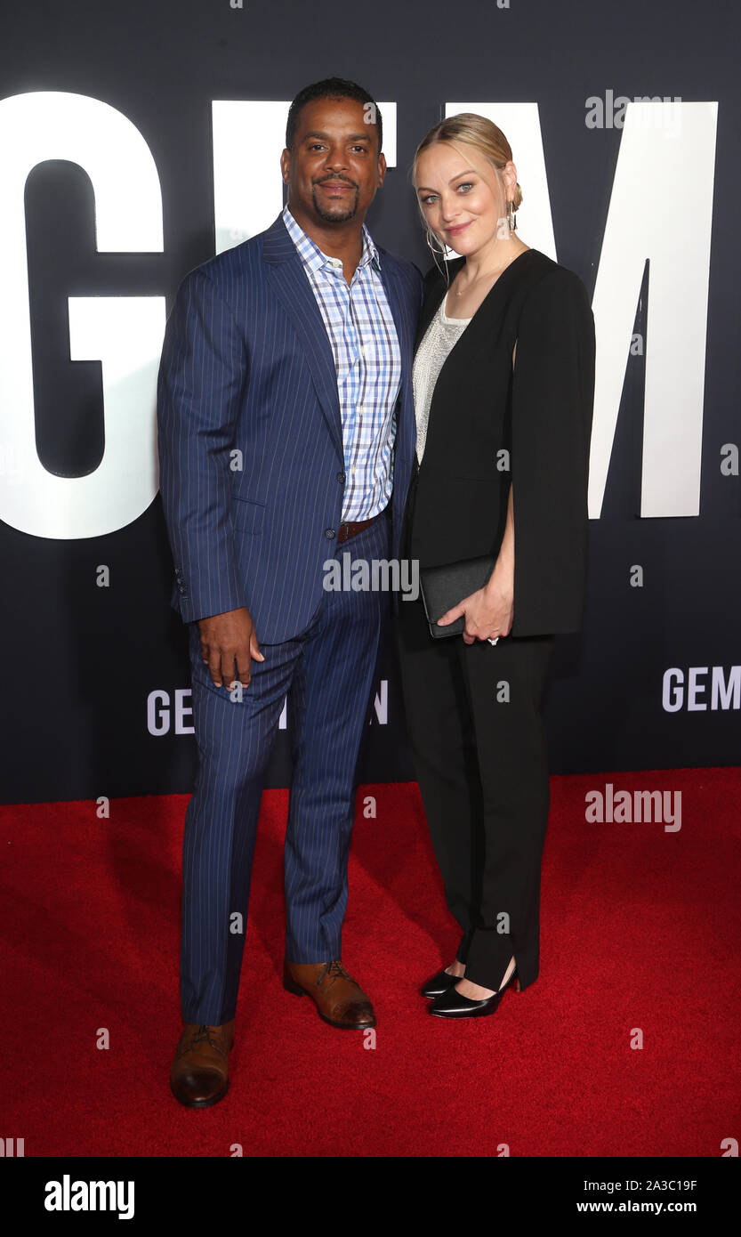 Hollywood, Ca. 6th Oct, 2019. Alfonso Ribeiro, Angela Unkrich