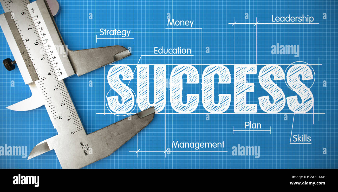 Measuring Success. Business Concept of Measuring Performance for