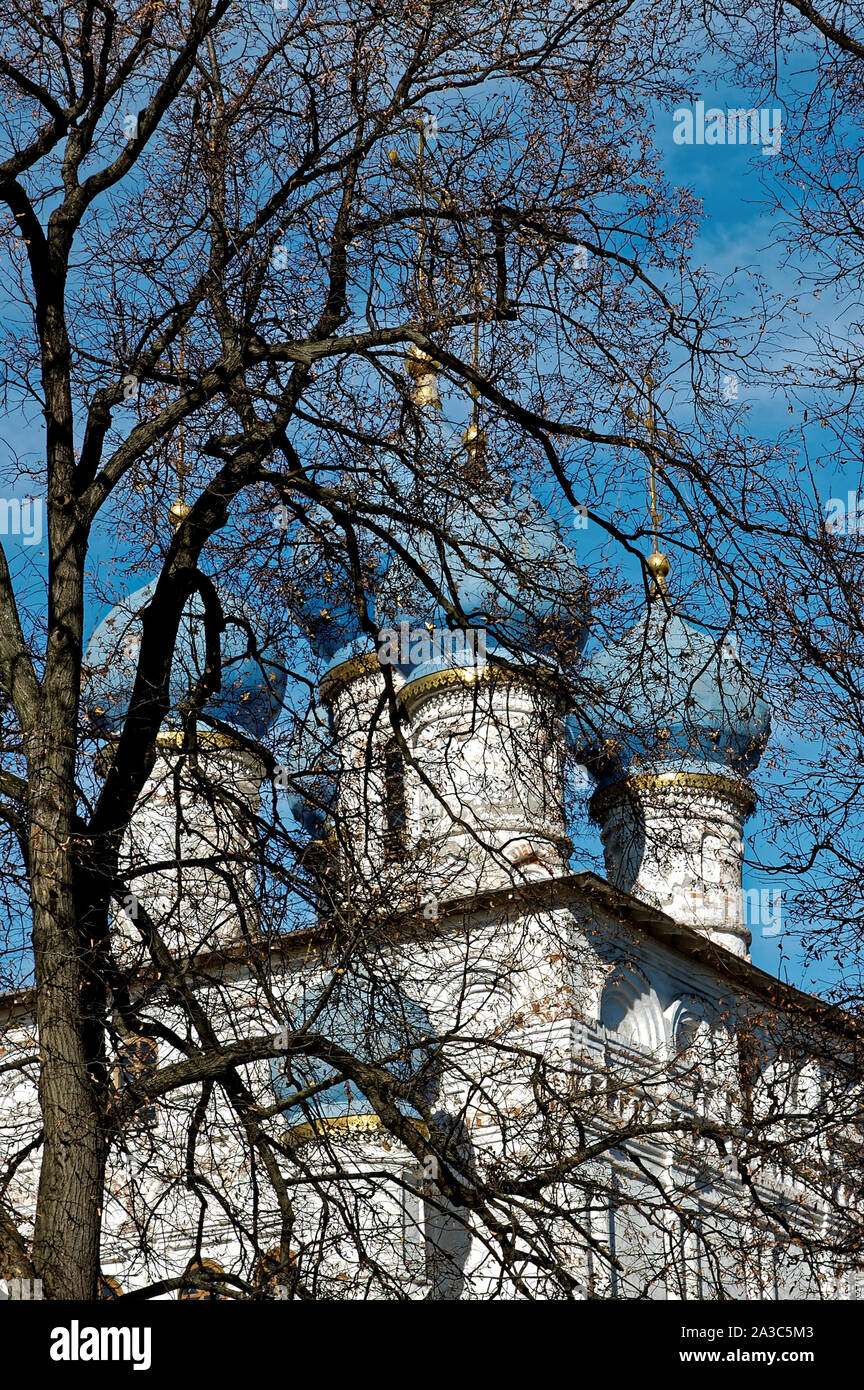 Temple of the Kazan Icon of the Mother of God in Kolomenskoye Stock Photo