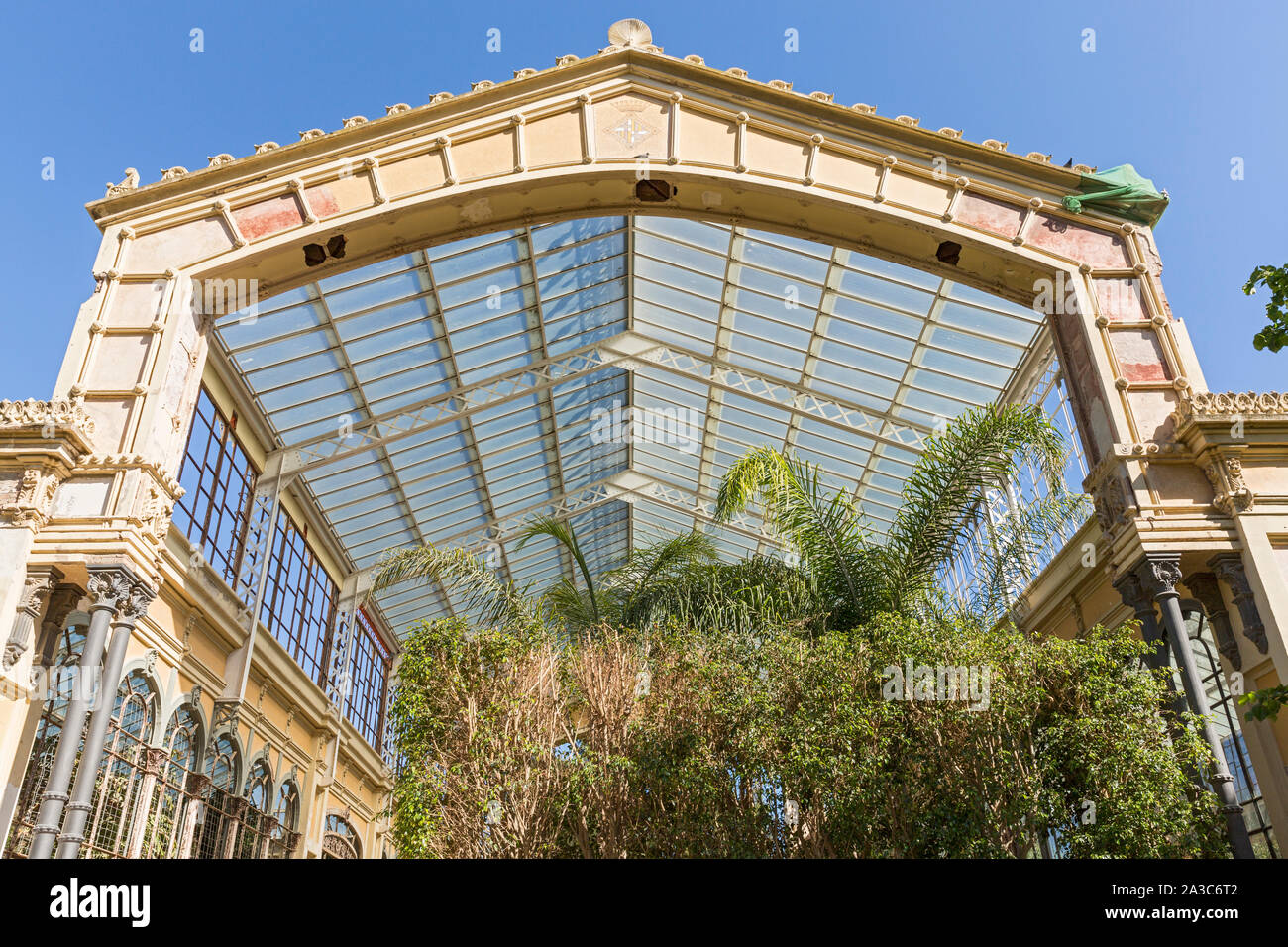 Barcelona; Parc de la Ciutadella, Hivernacle, Wintergarten, Stock Photo