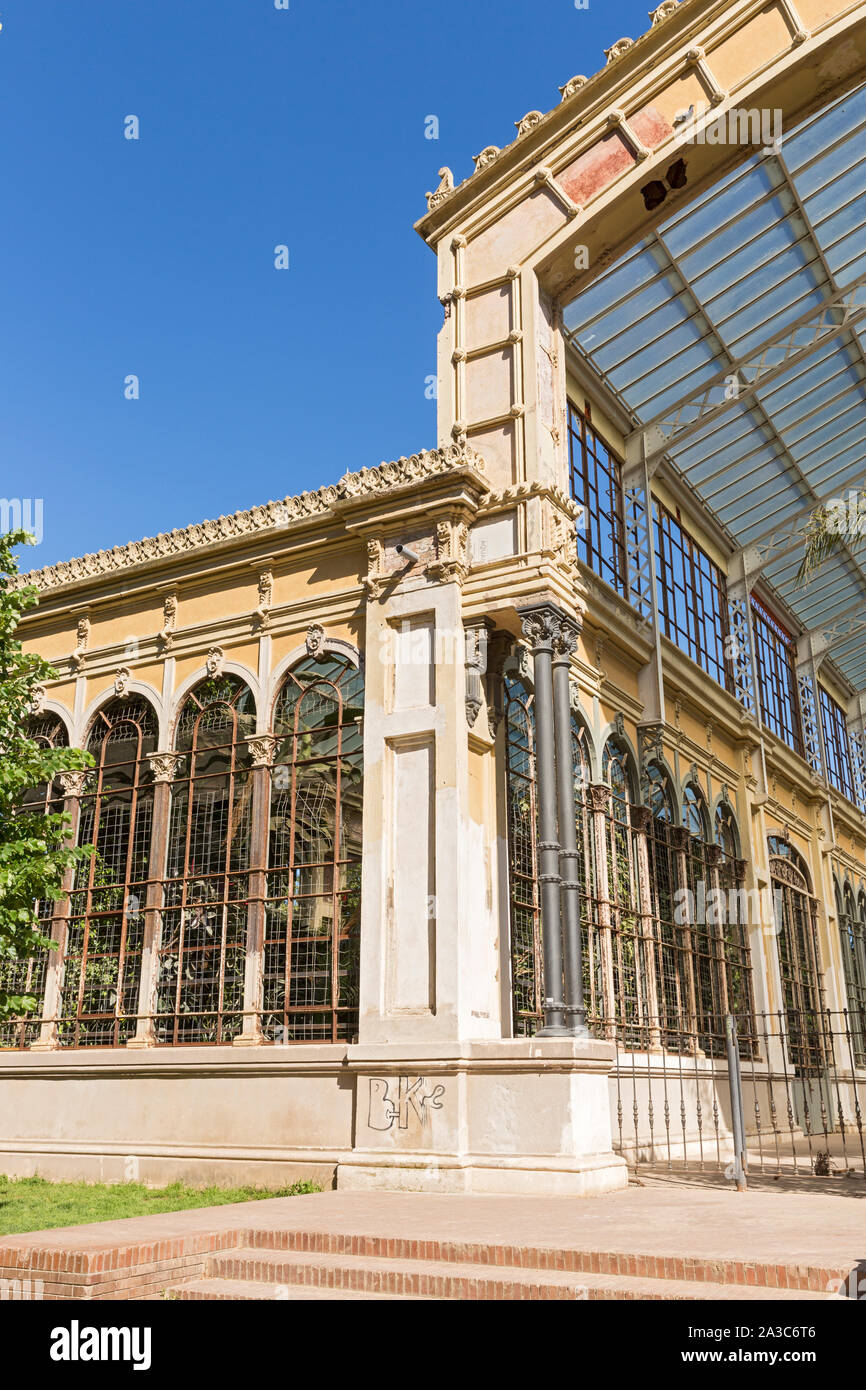 Barcelona; Parc de la Ciutadella, Hivernacle, Wintergarten, Stock Photo