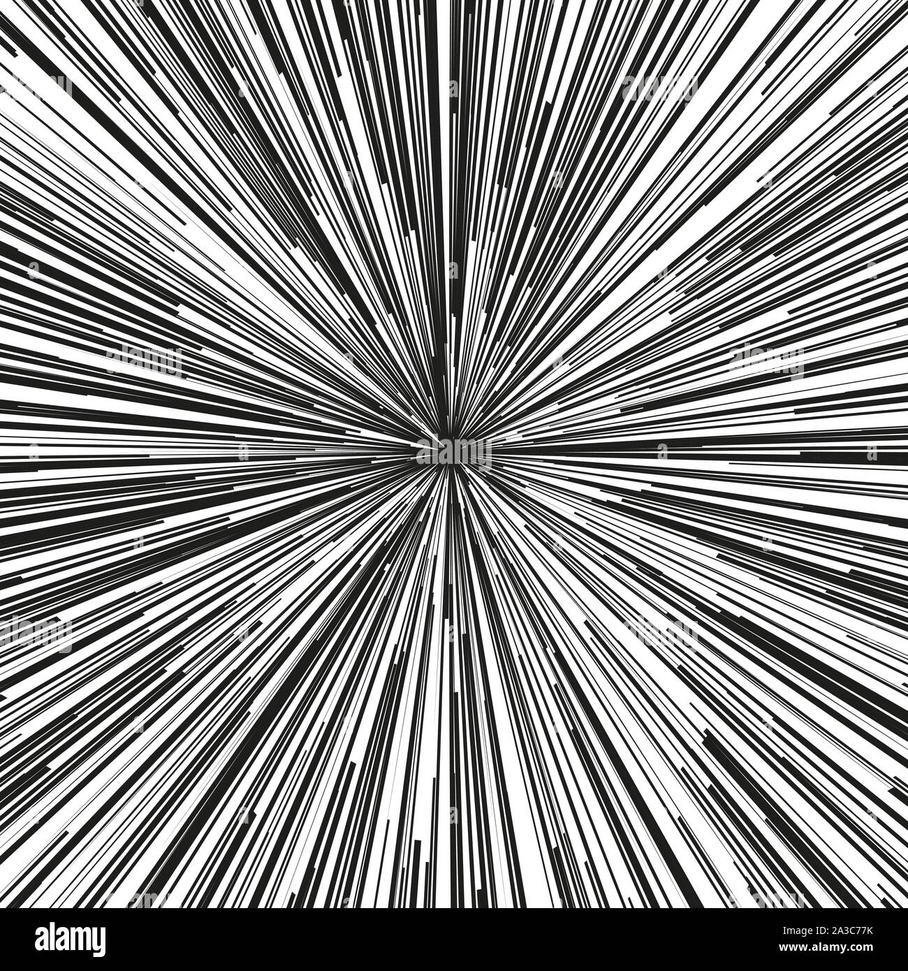Explosive abstract rays. Dynamite burst blast vector background. Comic book  black and white radial lines background. Manga speed   action. Explosion vector illustration. Square stamp Stock Vector Image &  Art - Alamy