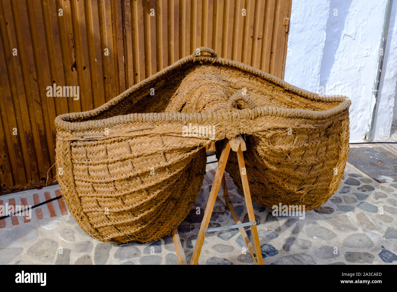 Fiesta del Monfi in the white village of Cutar, Axarquia, Malaga, Andalucia, Costa del Sol, Spain Stock Photo