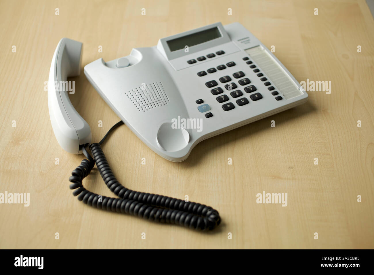 Phone off the hook Stock Photo Alamy