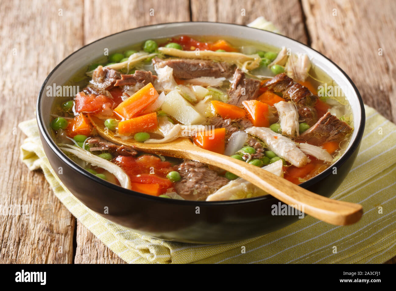 Belgian chicken and vegetable stew hi-res stock photography and