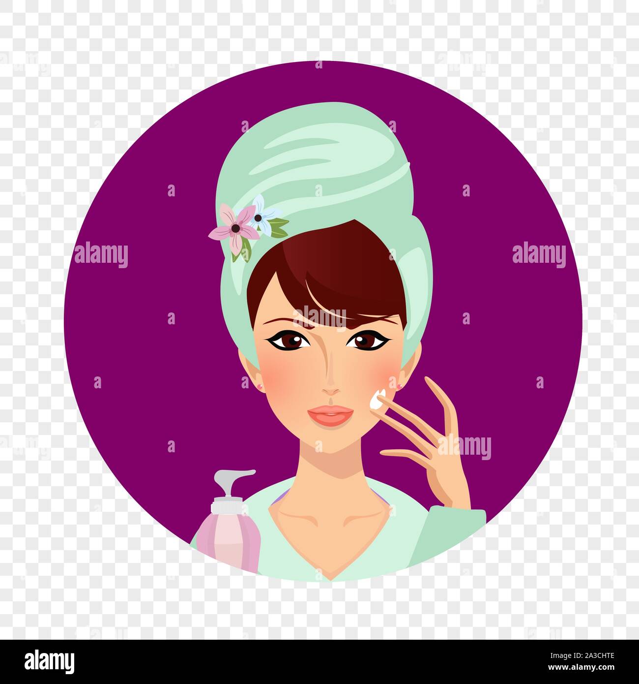 After bathing Stock Vector Images Alamy