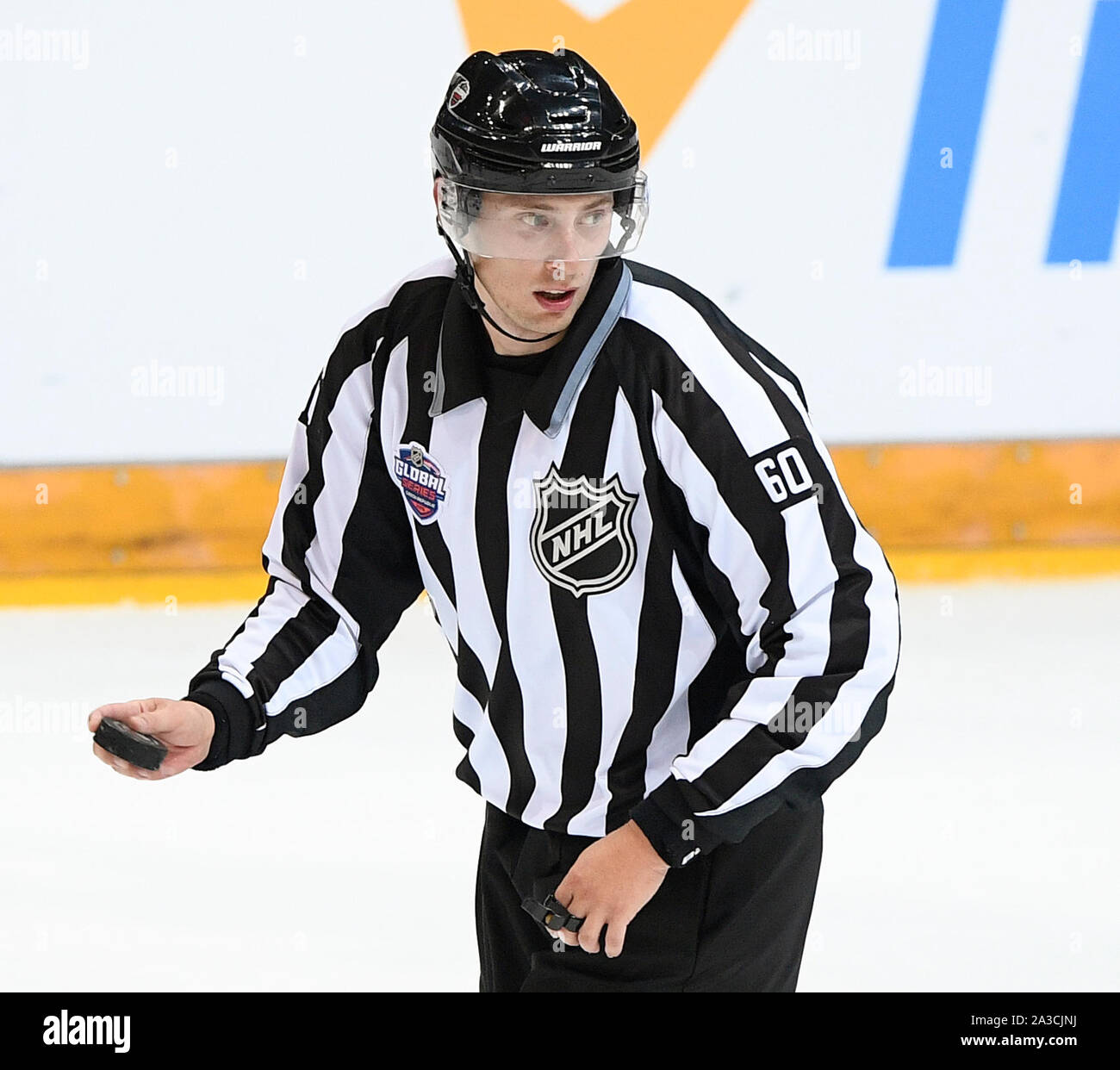 Prague, Czech Republic. 4th Oct, 2019. Referee Libor Suchanek during