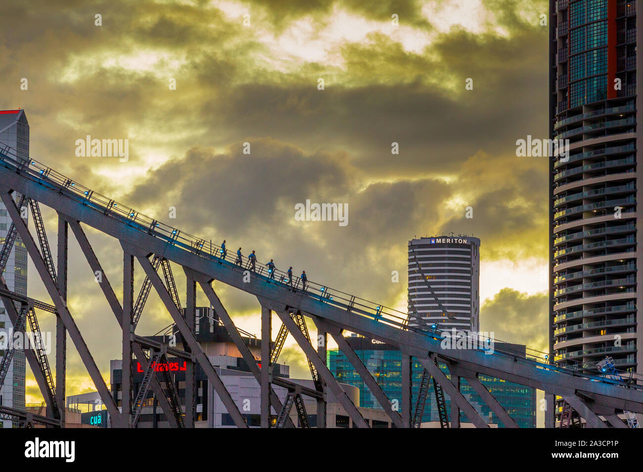 The Story Bridge In Brisbane, Queensland, Australia, Is A Steel ...