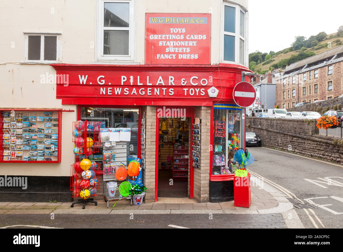 W.G Pillar & Co Newsagent and Toy Shop ,Dartmouth, Devon, England