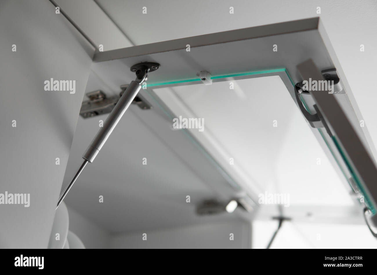 Chromic swing door hinge and door pump, build in furniture fittings hardware for kitchen