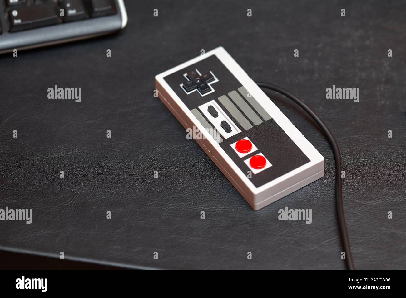 Nintengo NES controller Stock Photo
